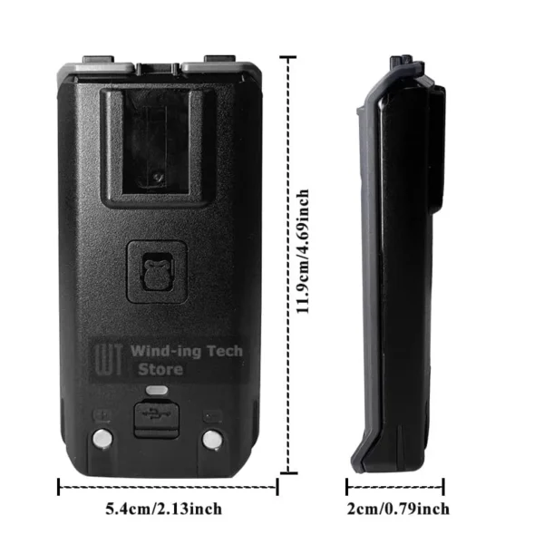 Replacement Batteries Quansheng TK11(5) Two way Radio Battery Back Clip - Image 4