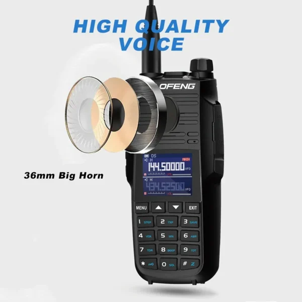 Baofeng UV-29 Pro Max Two Way Radio NOAA 999 Channel Long Range DTMF Walkie Talkie Type-C Charging Display Walkie Talkie - Image 4