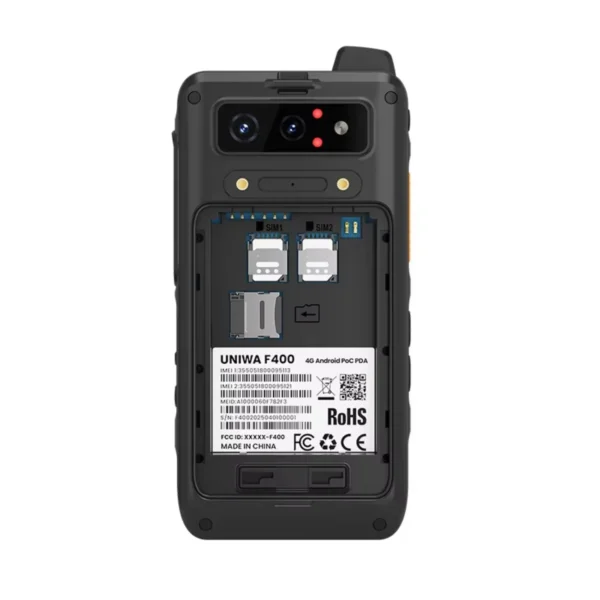 NEW Global UNIWA F400 4G Zello POC Walkie Talkie Smartphone 4" Android15 5.0MP 13MP 4GB+64GB 4350mAh 15W PTT Radio SOS NFC - Image 6