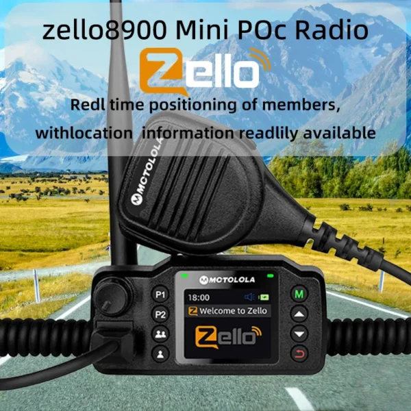 Mini POC Network Car Walkie-Talkie Zello GPS Long Distance 4G Android WiFi Dual SIM For Vehicle Fleet Transportation - Image 4