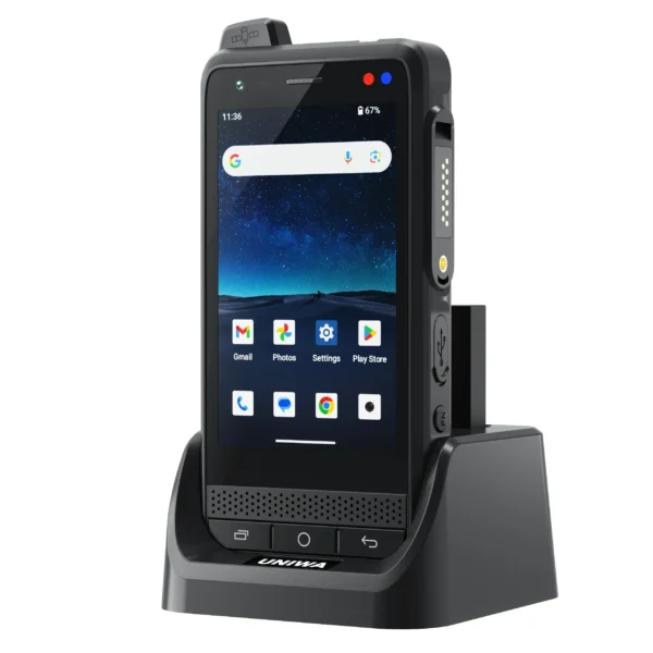 Uniwa F400 Smartphone 4-Inch Handheld Waterproof Walkie Talkie With Global Range Zello Walkie Talkie - Image 2