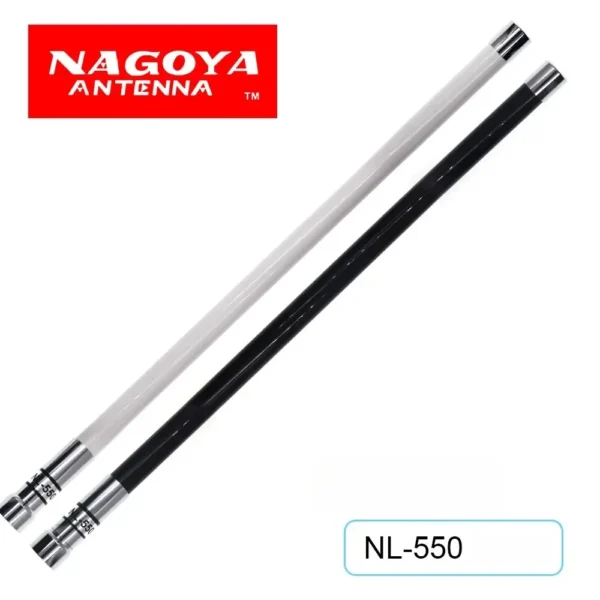 Nagoya NL-550 White/Black VHF UHF 144mhz /430mhz Dual Band 200W 3.0dBi High Gain Fiberglass Antenna for Mobile Car Two Way Radio