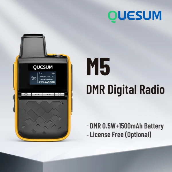 QUANSHENG M5 DMR Radio License free Small Mini DMR Two way Radio - Image 3