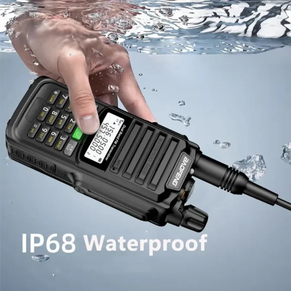 Baofeng Red UV-68 Pro Max V2 IP68 Waterproof Walkie Talkie 8800mah Battery Type C UHF VHF Dual Band 128 Channels UV-S22 UV-98 Pro Two Way Radios - Image 5