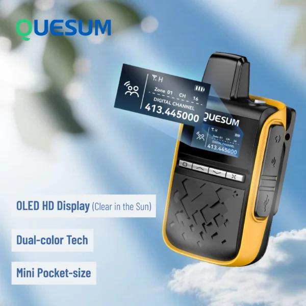 QUANSHENG M5 DMR Radio License free Small Mini DMR Two way Radio - Image 5