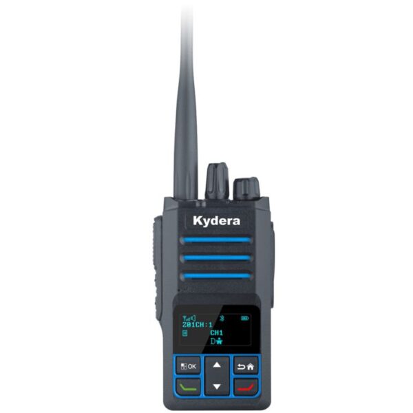 Kydera DR-300A OLED Display with GPS Tracking Bluetooth UHF VHF DMR Two-Way Radio