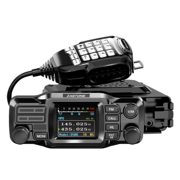 ZASTONE 25W Car Walkie Talkie dual-band Mini Car Radio Split mobile Radio VHF UHF Detachable Panel Transceiver Amateur Station Radio - Image 2
