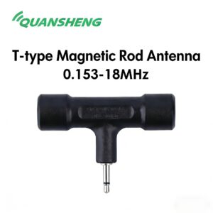 Quansheng T-Style Magnetic Bar Antenna (Ferrite Rod) - Enhanced MW/SW Reception (0.153-18MHz) for TK11 Series Walkie-Talkies