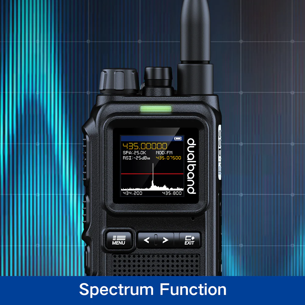 SENHAIX SHX-8650 UV Dual‑Band Emergency Walkie‑Talkie, 8W, SOS & Bluetooth - Image 6