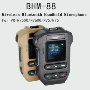 VGC BHM-88 Wireless Bluetooth PTT Microphone with LCD for VR-N7600/N7500