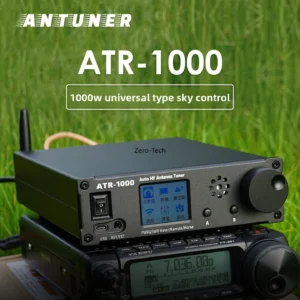 ATR-1000 1000W Automatic Antenna Tuner – 1.8-30MHz HF Shortwave Tuner with Wi-Fi Smart Remote for Yaesu, Icom, Kenwood