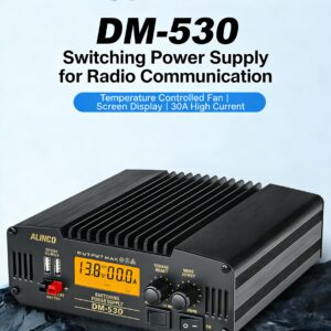 ALINCO DM-530 Professional 30A DC Power Supply for Shortwave Radio Station
