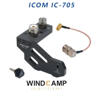 ICOM IC-705 Quick Release Antenna Stand with Ground Terminal - CNC Aluminum Alloy