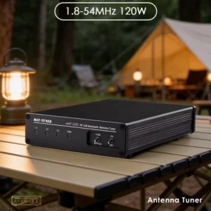 MAT-TUNER mAT-125S Universal Automatic Antenna Tuner 1.8-54MHz, compatible with YAESU, Kenwood, and ICOM