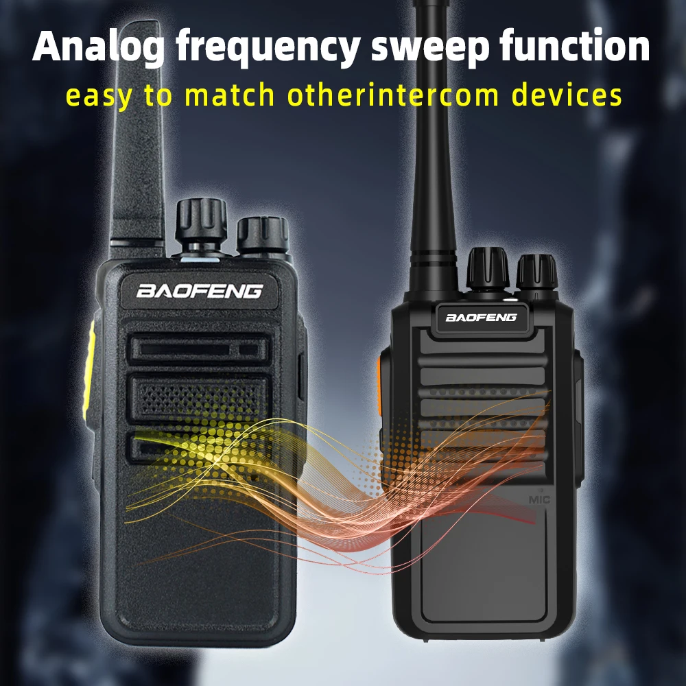 Six ways Charger and Baofeng BD-V12B GMSK Digital Walkie Talkie with Encrypted Call & Active Noise Reduction - Image 4