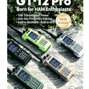 Senhaix GT‑12 Pro 10W Multi‑Band Handheld Radio with GPS, APRS & Bluetooth App Programming