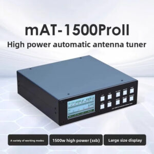 mAT-1500ProII 1500W Auto Antenna Tuner | High-Power HF Tuner with Large Display, Manual Fine-Tuning & Remote Control