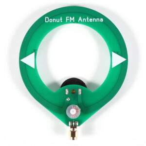Donut FM Antenna 75M-135MHz FM Antenna SMA Male Interface Mini Loop Antenna