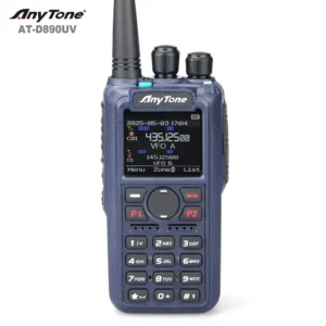 AnyTone AT-D890UV DMR Dual Mode Digital Handheld Radio VHF/UHF Air Band AM RX - Cross Band Repeater