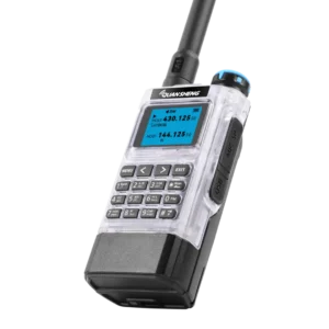 Transparent Quansheng UV-K1 Multi-band Walkie Talkie 2MB Memory AM/FM NOAA Ham Radios Full Band Receiving