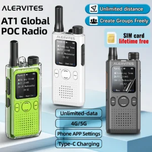 Baofeng AT1 POC Radio: Global Unlimited Distance + Lifetime Free 4G/5G Data - Free Worldwide Shipping