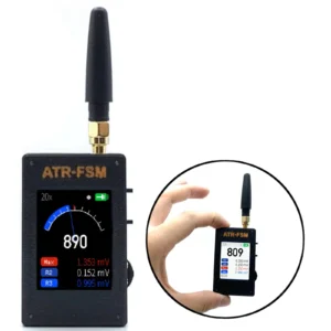 ATR-FSM Portable Field Strength Meter 0.5MHz-5GHz +50dBm~-70dBm Gain Switchable RF Signal Detector